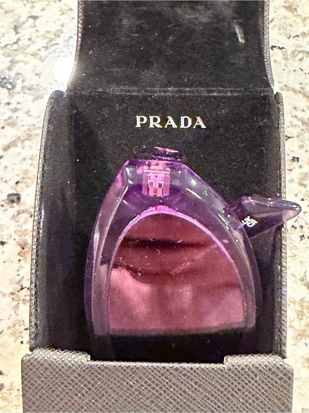 Prada Translucent Purple Cat-Eye Sunglasses - Picture 3 of 4